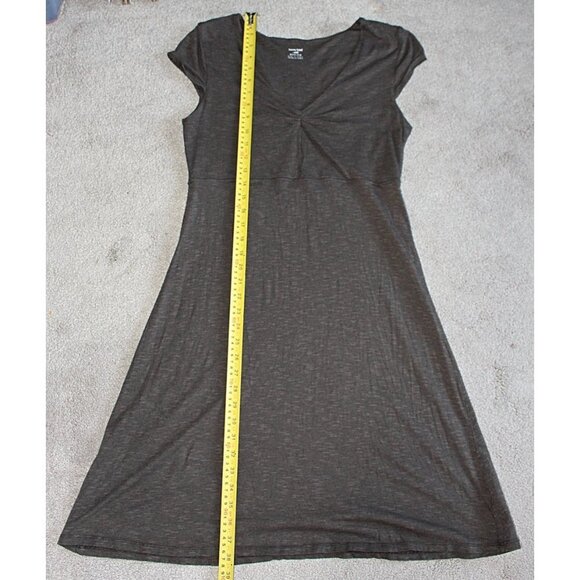 Horny Toad (Toad & Co) - Rosemarie A-Line Dress in Bark Brown - size Medium - Picture 5 of 9